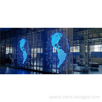 Elegant Fine Pixel Pitch Transparent LED Screen